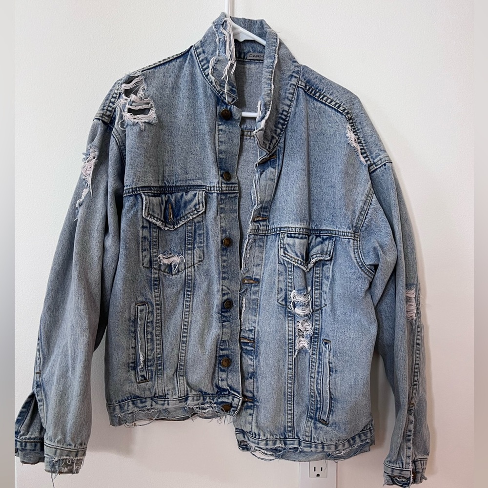 Carmar Distressed Jean Jacket